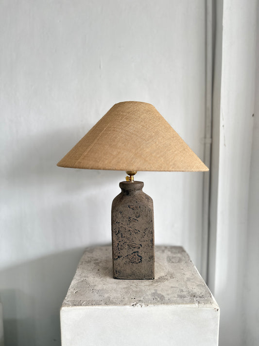 Terracotta Style Japandi Lampshade | Wabi Sabi Bedside Table Lamp | Bohemian Rustic Inspired Nordic Lamp Shade